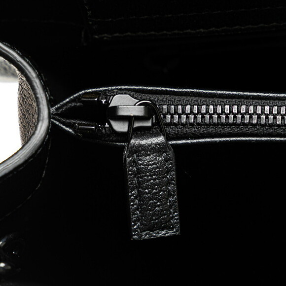 Gucci Bamboo Diana Sherry Tote Shoulder Bag Black Leather - Picture 7 of 8